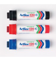 Marker artline 120 black 20mm