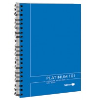 Note book spirax a5 platinum 405b blue 90gsm 101p pk 5