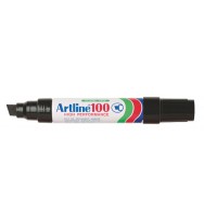Marker artline #100 chisel tip black