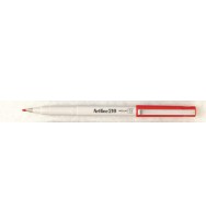 Marker artline 210 medium red 0.6mm - box of 12