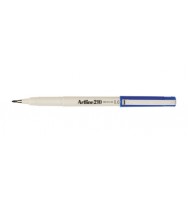 Marker artline 210 medium blue 0.6mm - box of 12