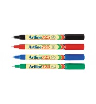 Marker artline 725 permanent fine point assorted