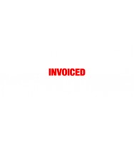 X-stamper 1532 'Invoiced' Red