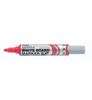 Marker w/b pentel maxiflo mwl5-b bullet red bx 12