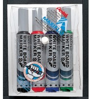 Marker w/b pentel maxiflo rejuvenating bullet asst wlt4