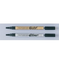 Marker pilot super colour xfine silver bx 12