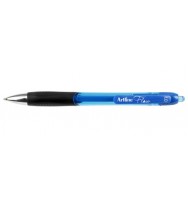 Pen artline bp flow 1.0mm retractable blue bx 12