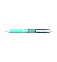 Pen uni rb jetstream sxe retractable 3 colours 0.7mm l/blue barrel