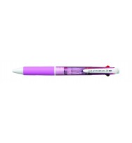 Pen uni rb jetstream sxe retractable 3 colours 0.7mm pink barrel bx 12