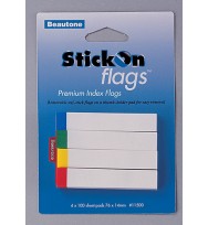 Stick on flags b/tone 14x76 4 col