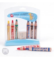 Crayons micador early start woody 6's + sharpener