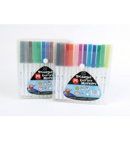 Marker micador triangular asst cols pk12