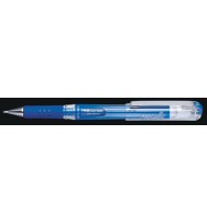 Pen pentel rb hybrid gel grip del metallic blue bx 12