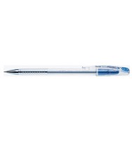Pen pentel hyperb-v bk80m bp med blue bx 12