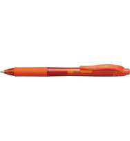 Pen pentel energel-x bl107 gel roller rt0.7mm orange bx 12