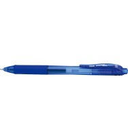 Pen energel retractable pentel gel bln105 0.5mm blue bx 12