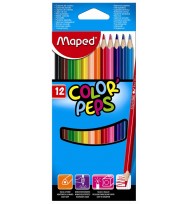 Pencils coloured maped color'peps 12's