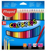 Pencils coloured maped color'peps 24's