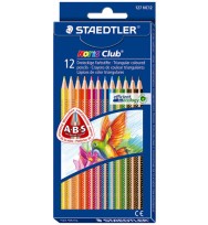Pencil coloured staedtler triplus slim's 12's