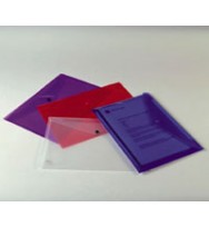 Document wallet marbig a3 button clear