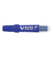 Marker pilot v super colour bullet blue bx 10