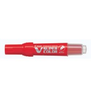 Marker pilot v super colour bullet red bx 10
