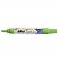 Marker artline glass 4mm green bx 12