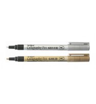 Pen calligraphy artline 993 gold/silver bx12