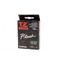 Brother p-touch tz-335 12mmx8m wht/blk