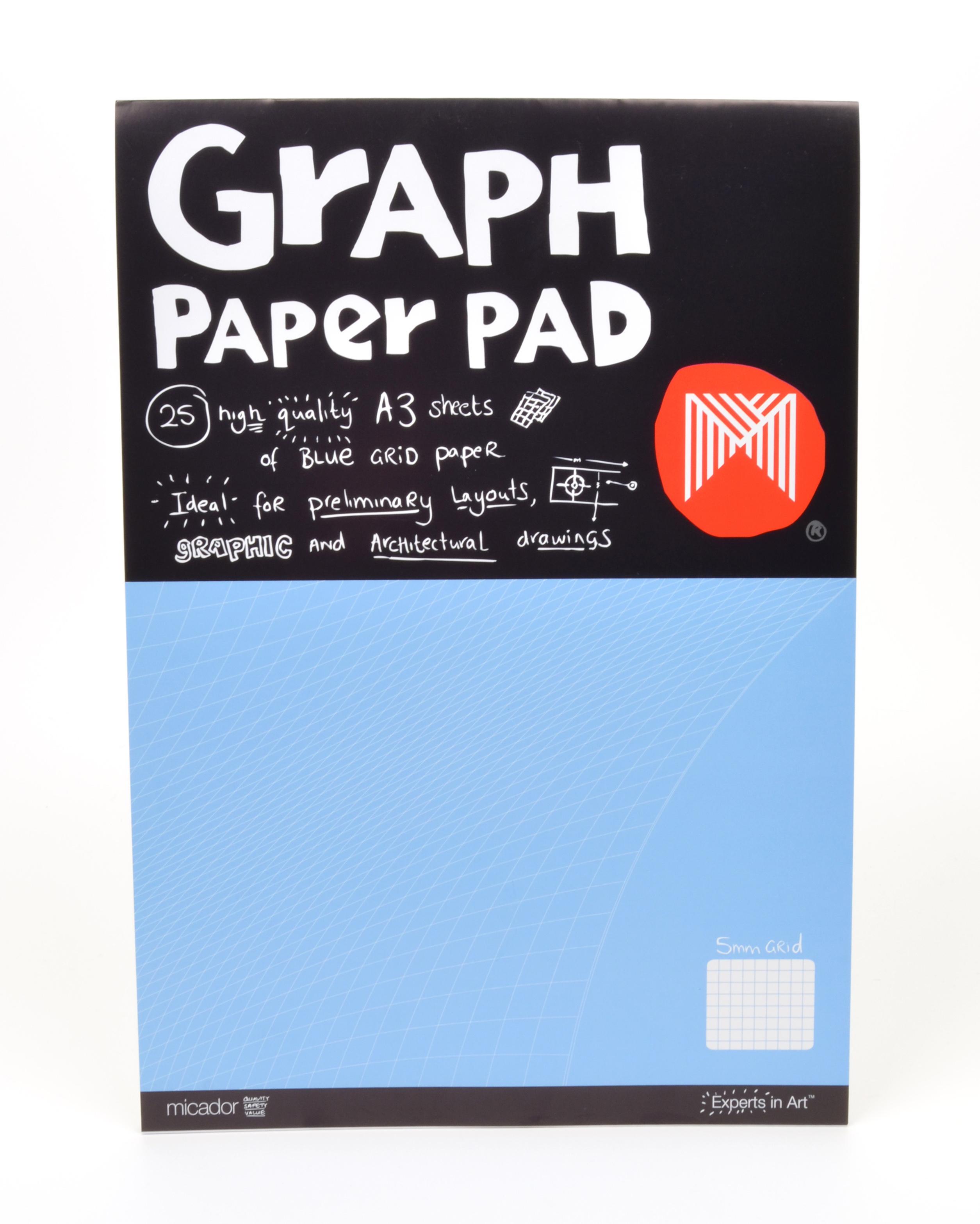 Graph pad micador a3 grp035 5mm squares