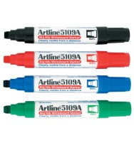 Marker w/b artline 5109a big nib 10mm chisel asst bx6