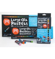 Crayons micador oil pastels large 24's