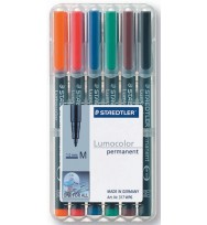 Marker ohp staedtler 317 perm med asst wlt6