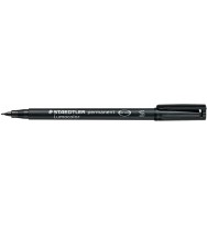 Marker ohp staedtler 313 perm sf black bx 10