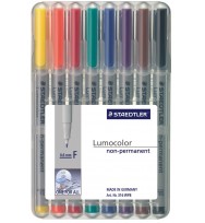 Marker ohp staedtler 316 water sol f asst wlt8