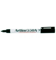 Marker w/b artline 550a bullet black bx 12