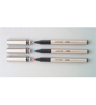 Pen uni rb deluxe ub177 f red bx 12