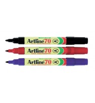 Marker artline 70 bullet red