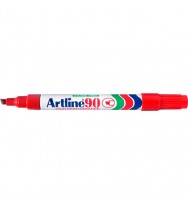 Marker artline 90 broad red bx 12