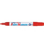 Marker paint artline 400 med red - box of 12