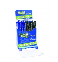 Pen pilot frixion ball retractable rocket black blue bx24