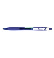 Pen pilot bp begreen brg-10m-bb-bg rexgrip med blue bx 10