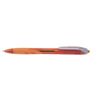 Pen pilot rexgrip bp retract neon orange medium point
