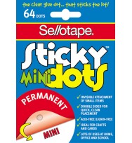 Sticky dots sello mini 64 dots 4sht