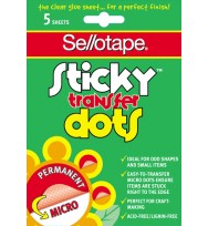 Sticky dots sello transfer pk 5sht