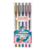 Pen uni rb signo um120 noble metallic f asst wlt5
