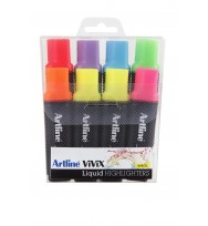 Highlighter Artline Vivix Asstorted - Wallet 8