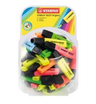 Highlighter stabilo boss lolly jar 60's assorted colours