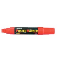 Marker artline poster tempera 12mm red bx 6