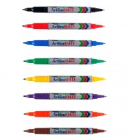 Marker artline 041t twin tip asst wlt8